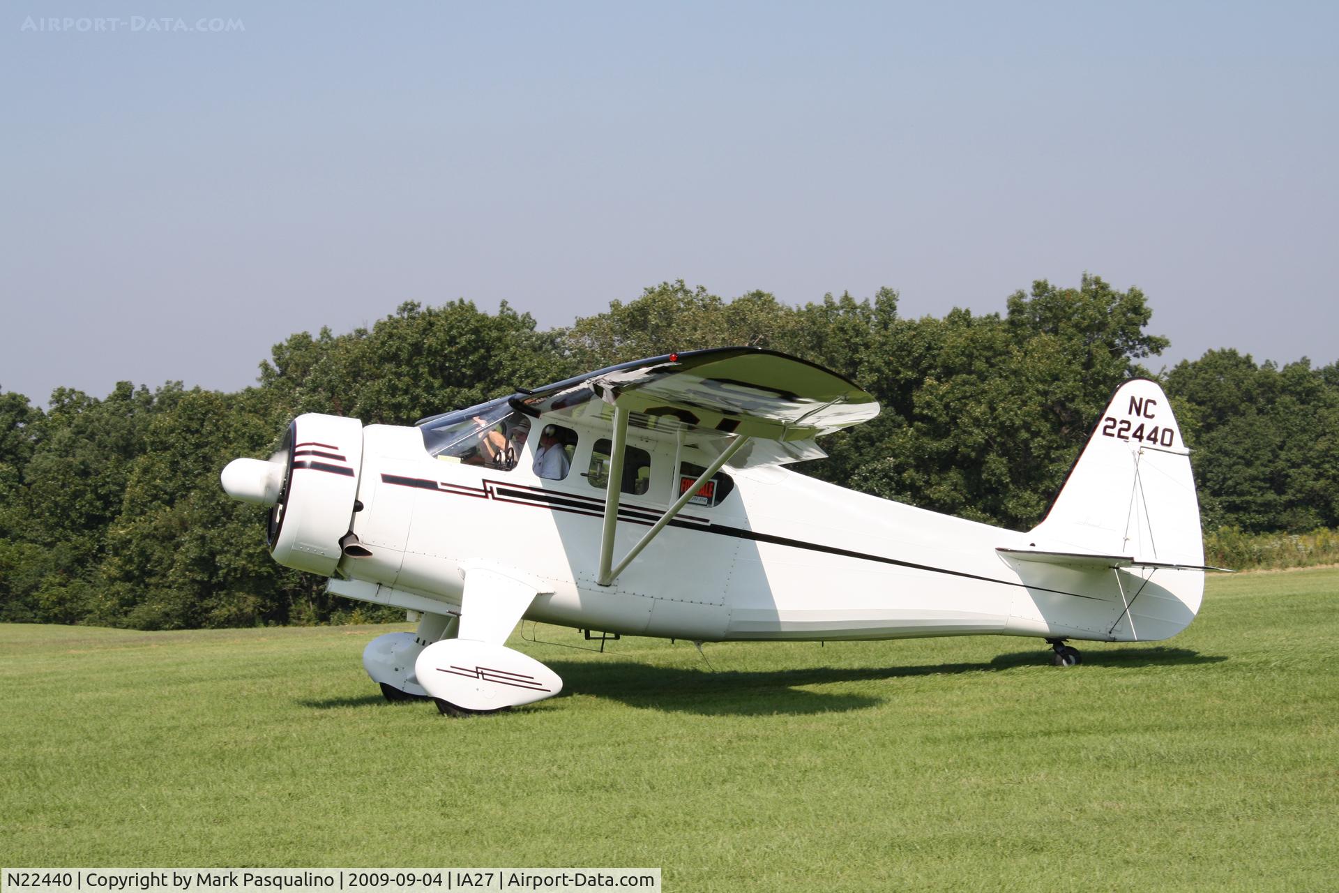 N22440, 1941 Howard Aircraft DGA-15P C/N 539, Howard DGA-15P