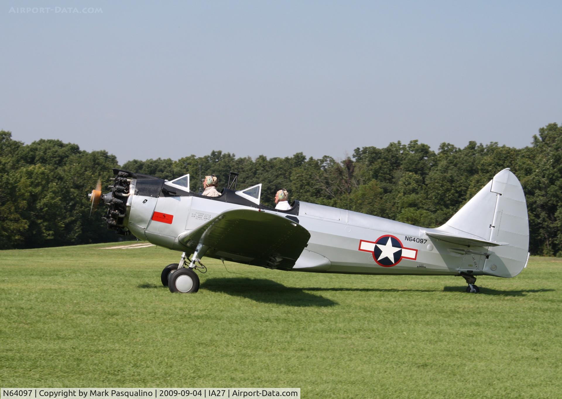 N64097, 1943 Fairchild (Howard) PT-23A Cornell (M-62C) C/N 129, Fairchild PT-23A