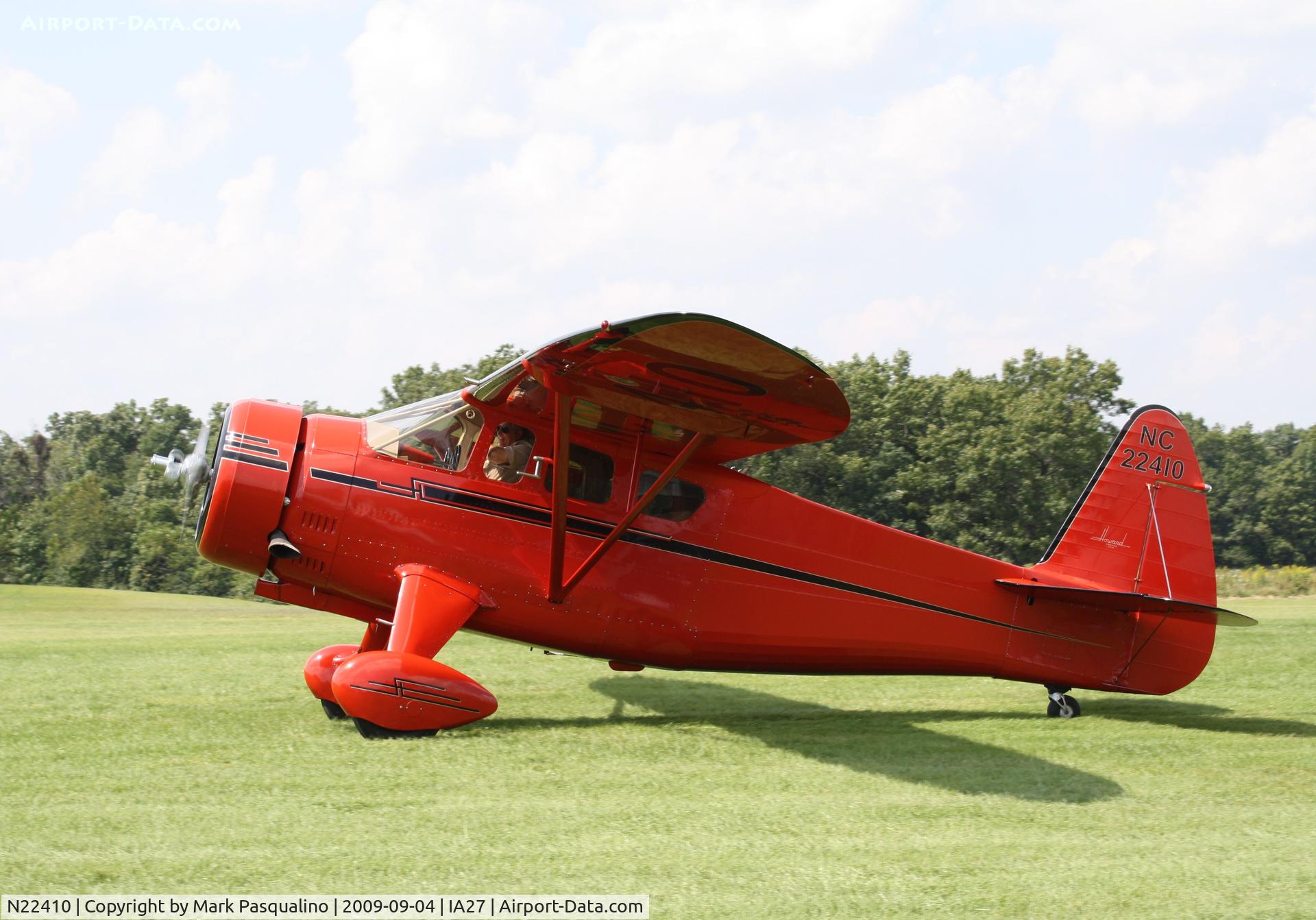 N22410, 1940 Howard Aircraft DGA-15P C/N 509, Howard DGA-15P