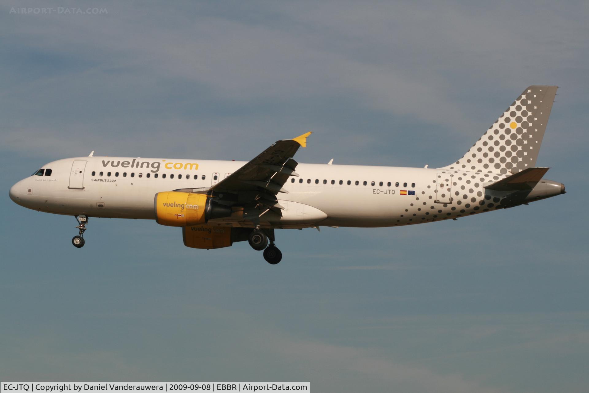 EC-JTQ, 2006 Airbus A320-214 C/N 2794, arrival of flight VY7060 to rwy 25L