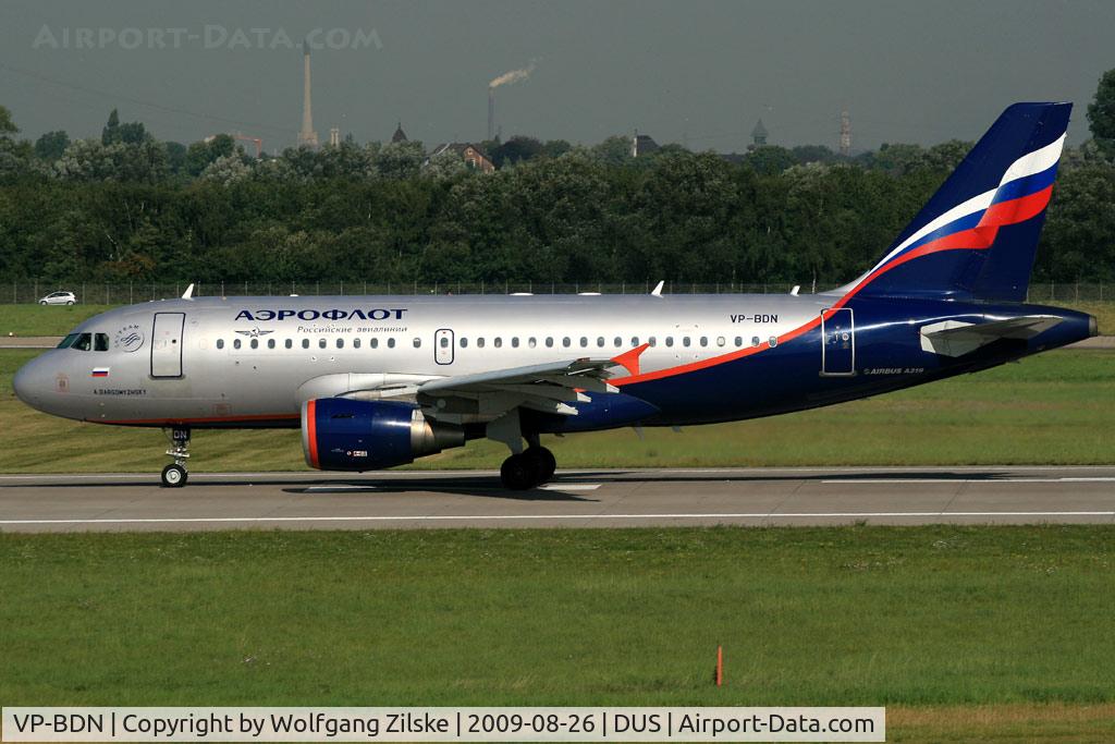 VP-BDN, 2003 Airbus A319-111 C/N 2072, visitor