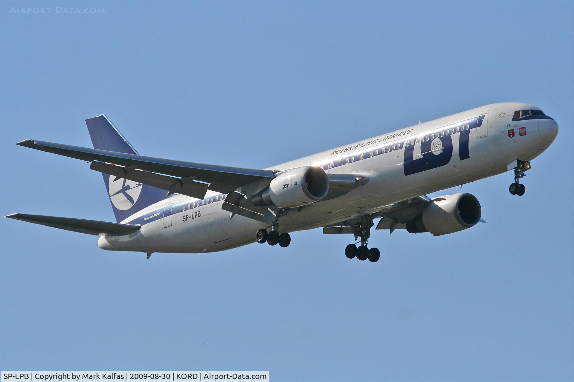SP-LPB, 1995 Boeing 767-35D/ER C/N 27902, LOT Boeing 767-35D, SP-LPB on final RWY 10 KORD