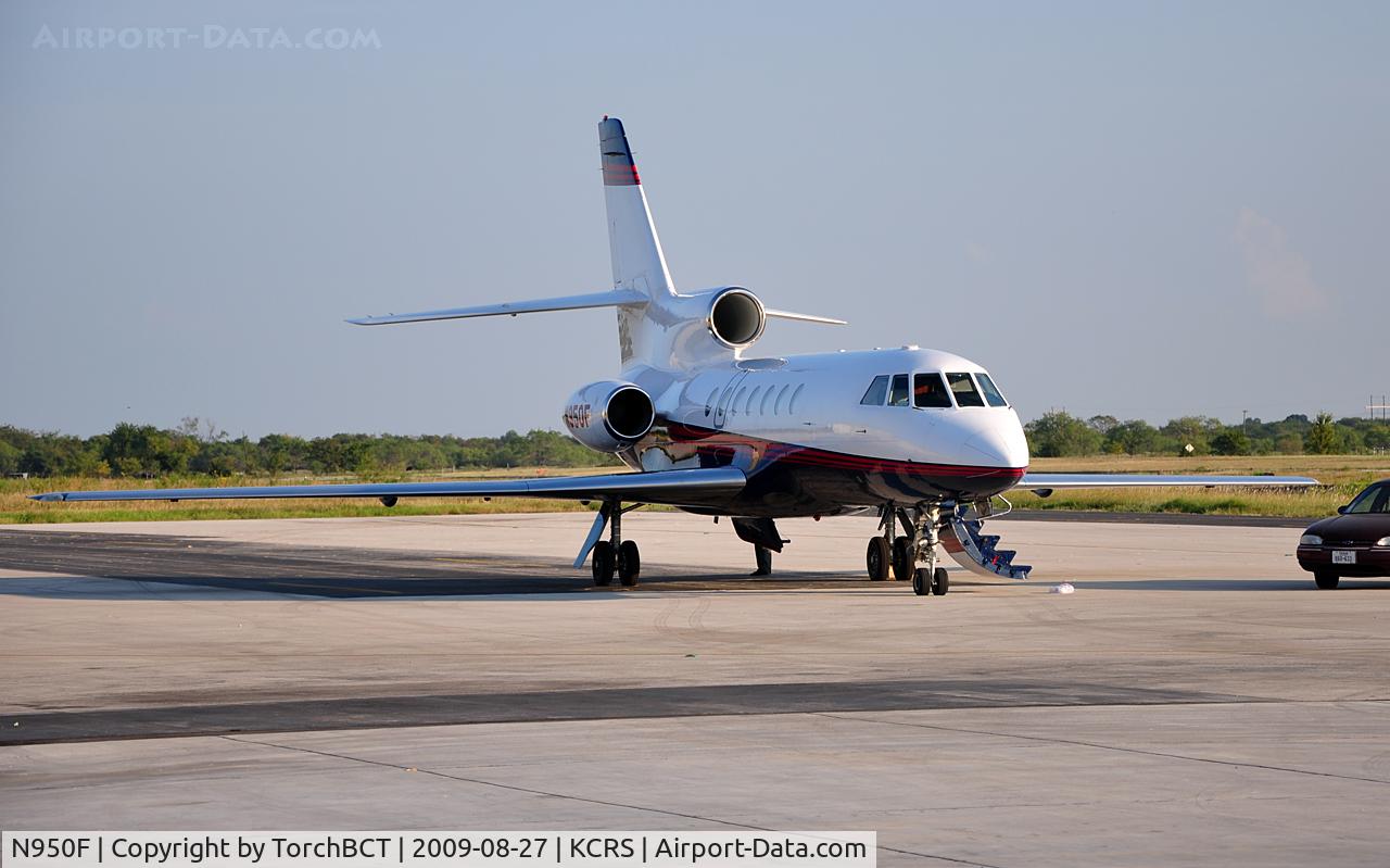 N950F, 1988 Dassault-Breguet Falcon 50 C/N 191, Falcon 50 on the ramp at KCRS.