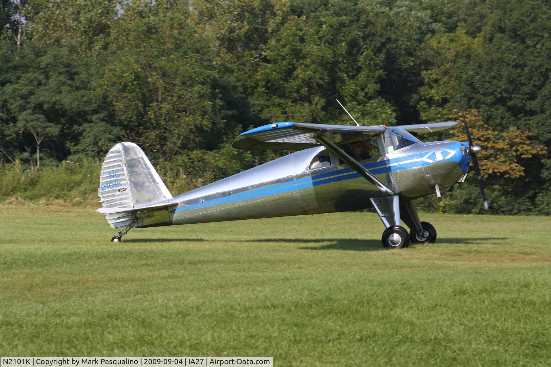 N2101K, 1947 Luscombe 8E Silvaire C/N 4828, Luscombe 8E