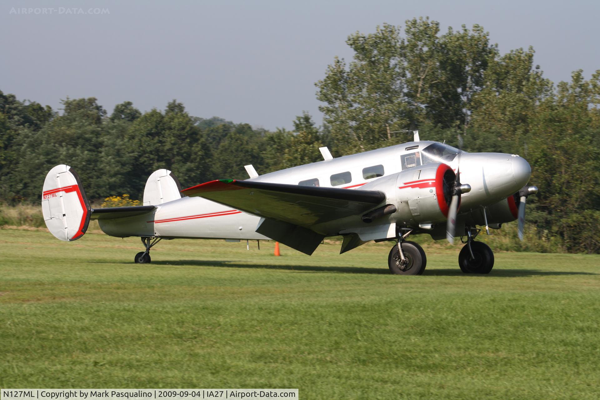 N127ML, 1946 Beech D18S C/N A-212, Beech D18S
