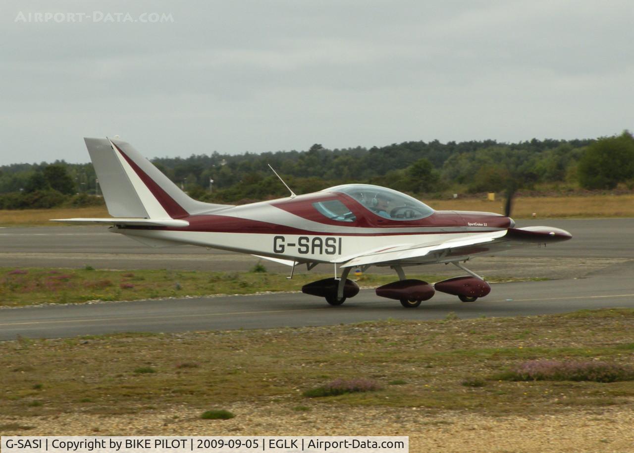 G-SASI, 2007 CZAW SportCruiser C/N PFA 338-14651, TAXYING ONTO RWY 25