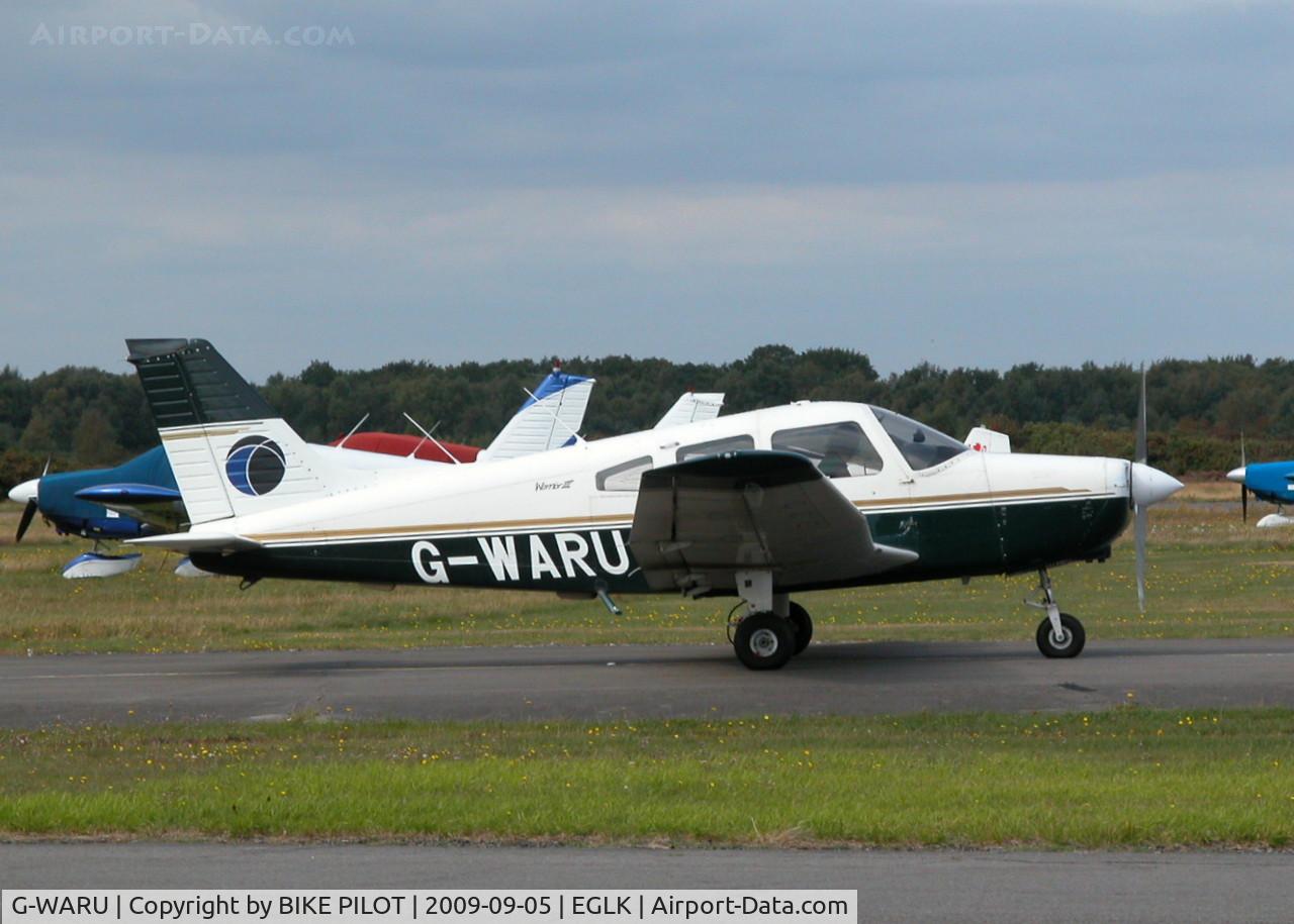 G-WARU, 1997 Piper PA-28-161 Cherokee Warrior III C/N 28-42023, OPERATED BY SYNERGY FLIGHT CENTRE FAIROAKS EGTF