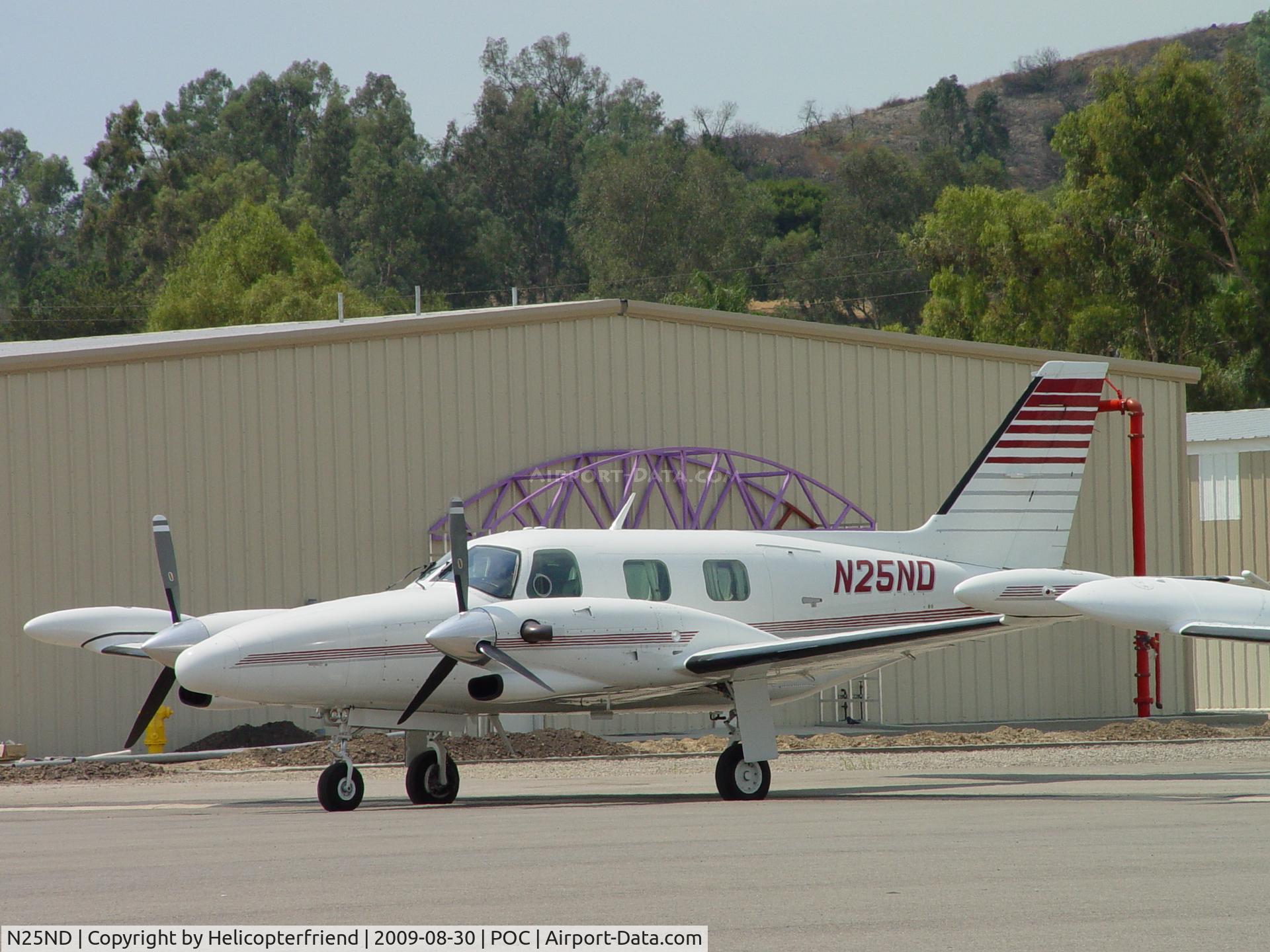 N25ND, 1980 Piper PA-31T C/N 31T-8020005, Parked near Howard Aviation