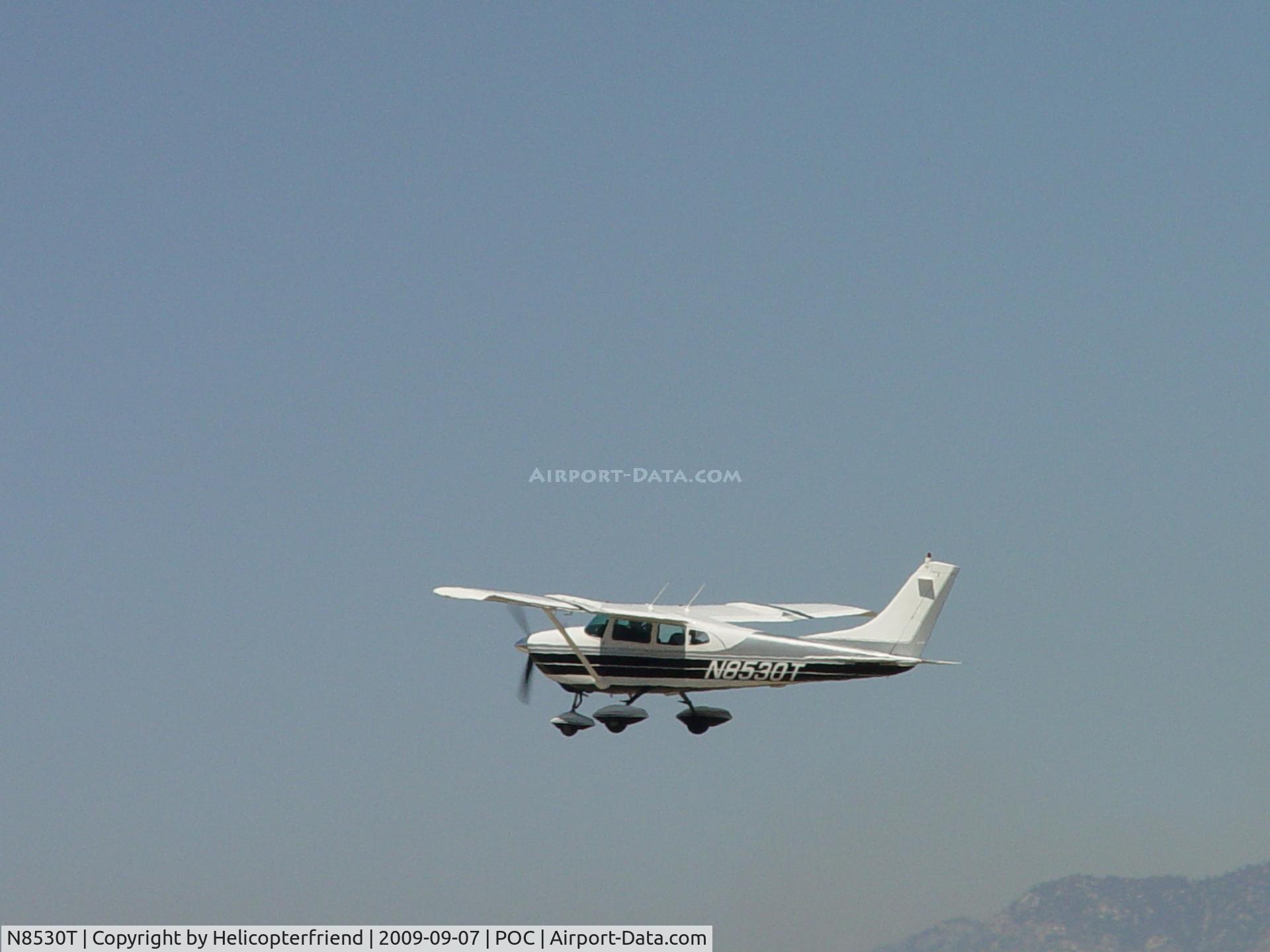 N8530T, 1959 Cessna 182C Skylane C/N 52430, Up and out of here westbound from Brackett