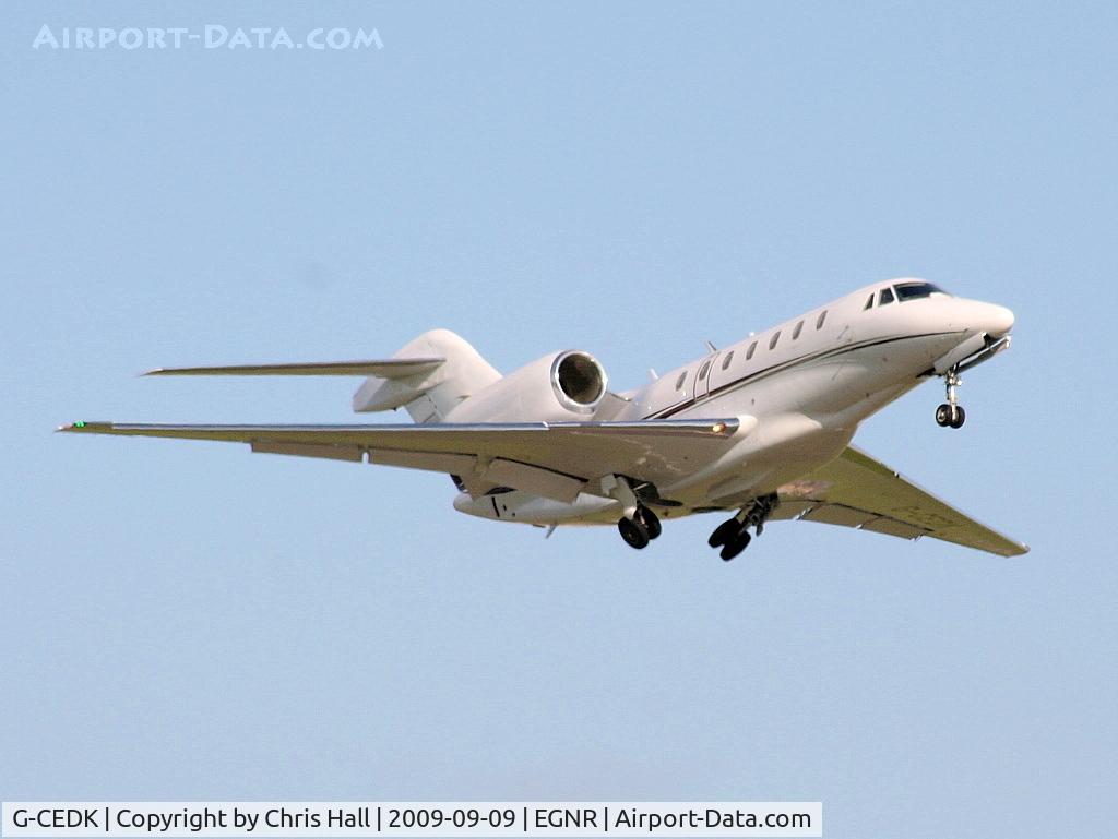 G-CEDK, 2006 Cessna 750 Citation X Citation X C/N 750-0252, owned by the The Duke of Westminster