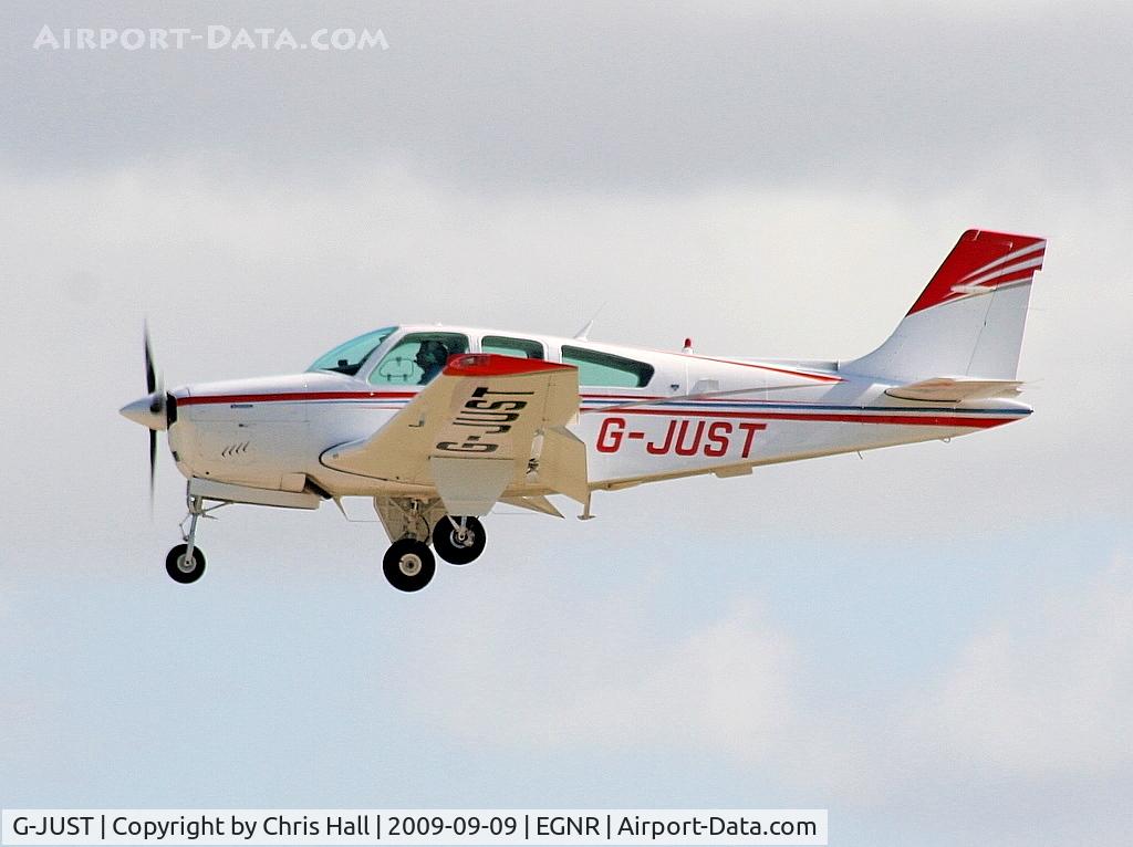 G-JUST, 1987 Beech F33A Bonanza C/N CE-1165, Previous ID: N334CW
