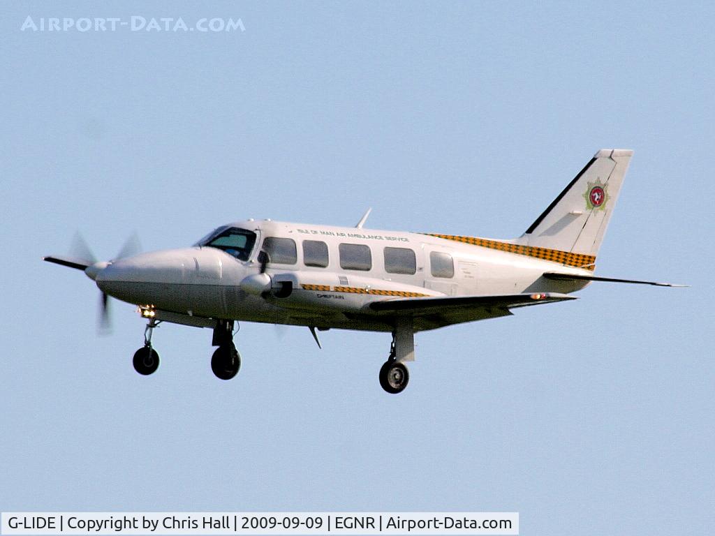 G-LIDE, 1978 Piper PA-31-350 Navajo Chieftain Chieftain C/N 31-7852156, Isle of Man Air Ambulance Service
