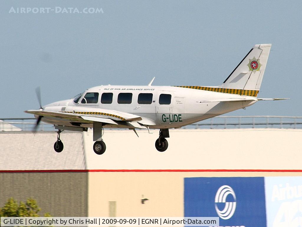 G-LIDE, 1978 Piper PA-31-350 Navajo Chieftain Chieftain C/N 31-7852156, Isle of Man Air Ambulance Service