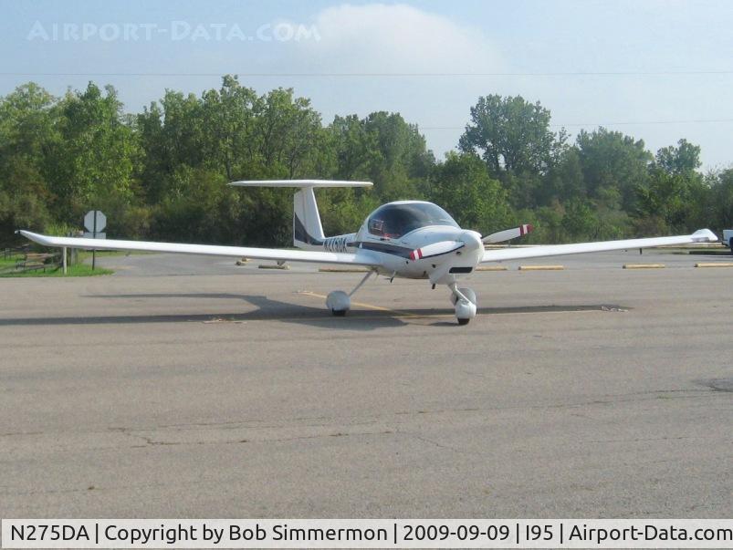 N275DA, 1997 Diamond DA-20A-1 Katana C/N 10269, On the ramp at Kenton, Ohio.