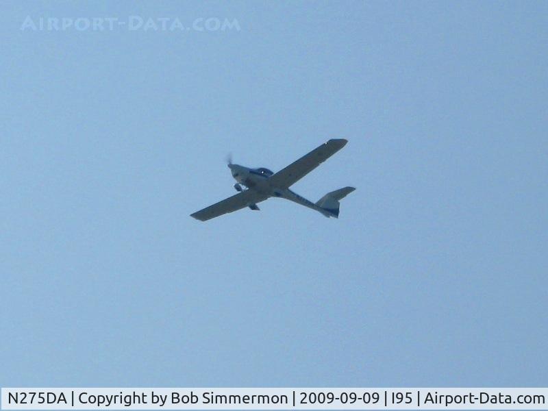 N275DA, 1997 Diamond DA-20A-1 Katana C/N 10269, Departing Kenton, Ohio