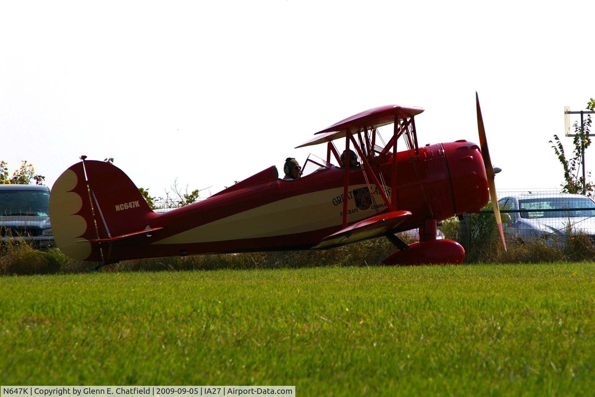 N647K, 1930 Great Lakes 2T-1A Sport Trainer C/N 111, At the Antique Airplane Association Fly In