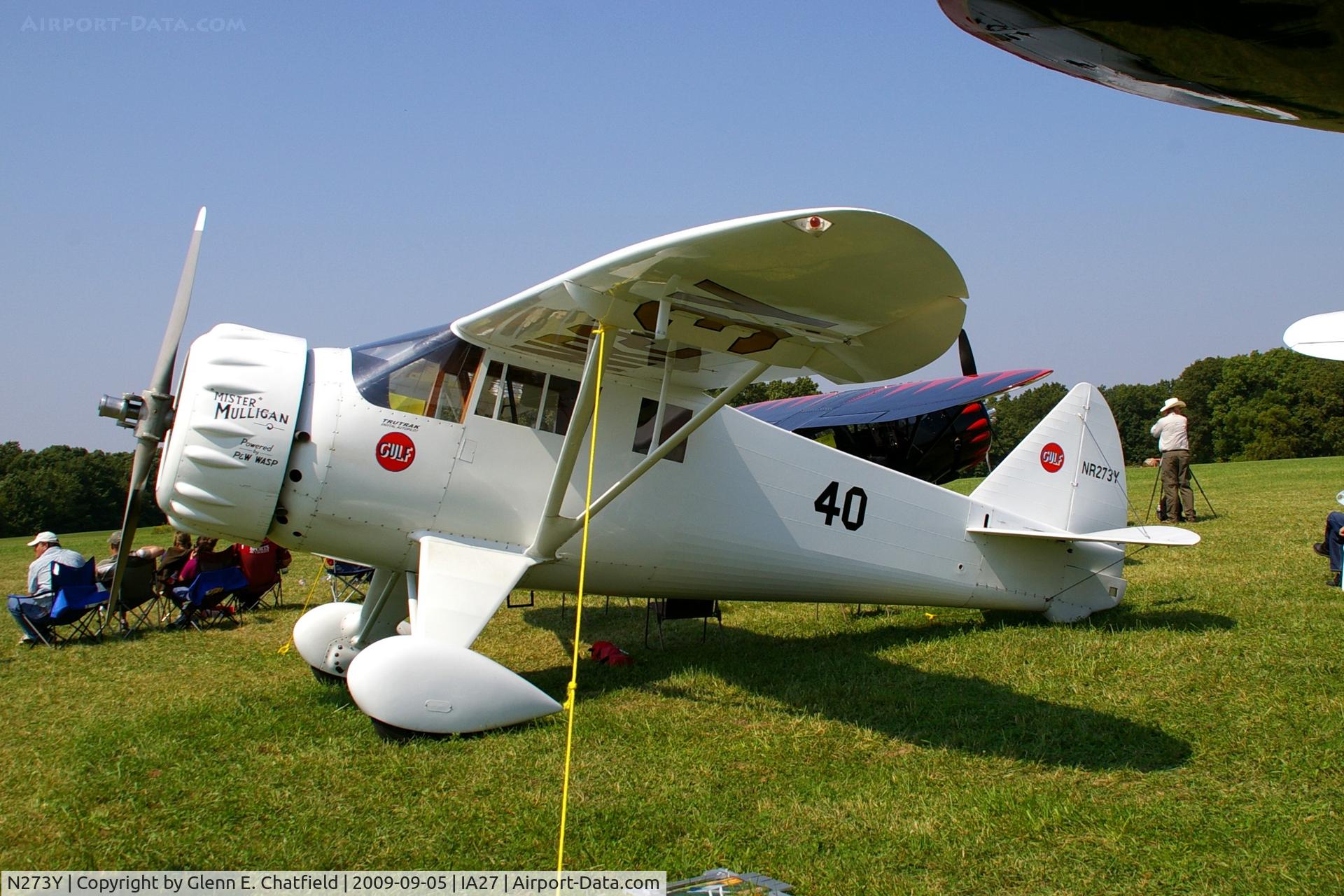 N273Y, 1985 Howard Aircraft DGA-6 Replica C/N JRY-02, At the Antique Airplane Association Fly In