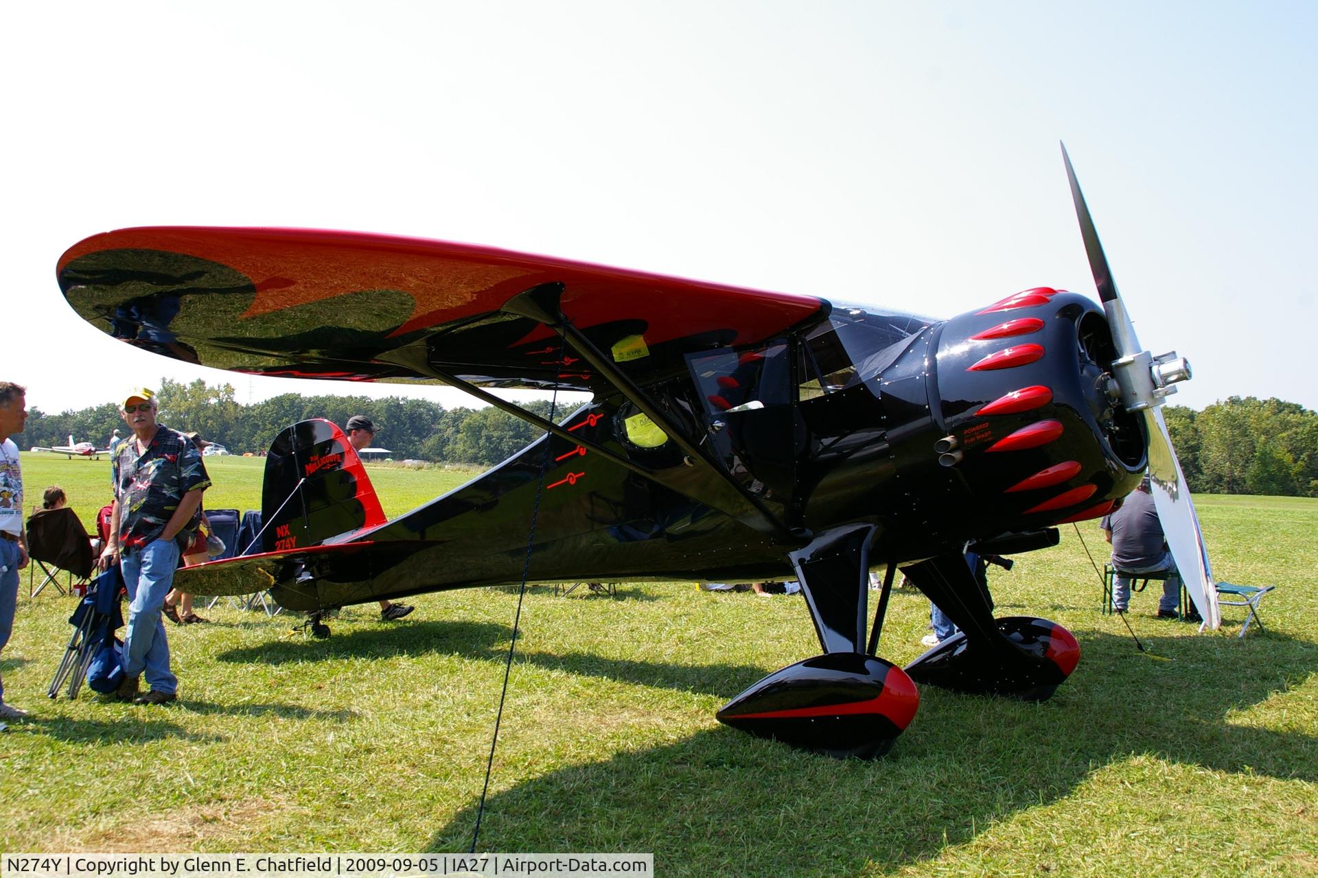 N274Y, 1997 Younkin-Dake Mullicoupe C/N JRY-03-2, At the Antique Airplane Association Fly In