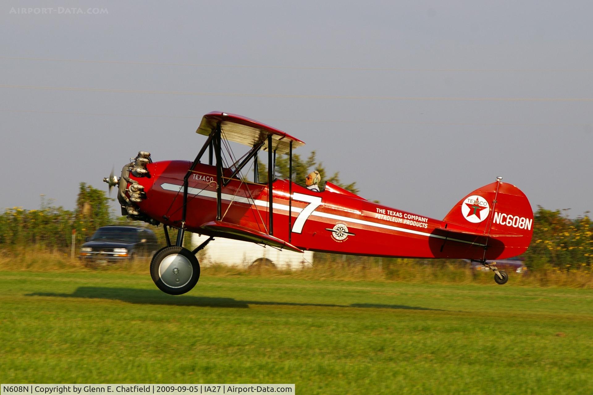 N608N, 1929 Waco ASO C/N 3070, At the Antique Airplane Association Fly In