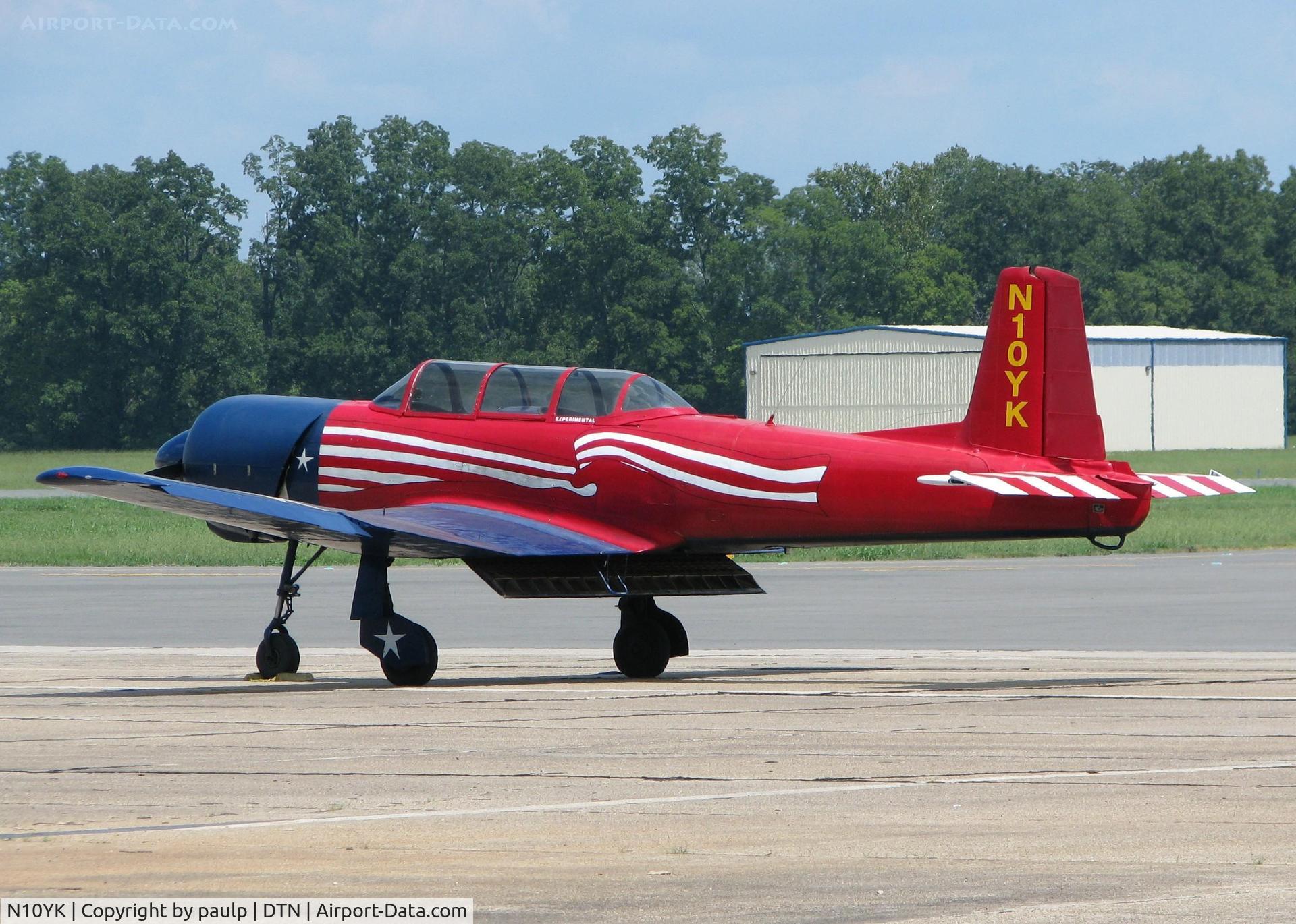 N10YK, 1971 Nanchang CJ-6A C/N 2751231, Parked at the Shreveport Downtown airport.