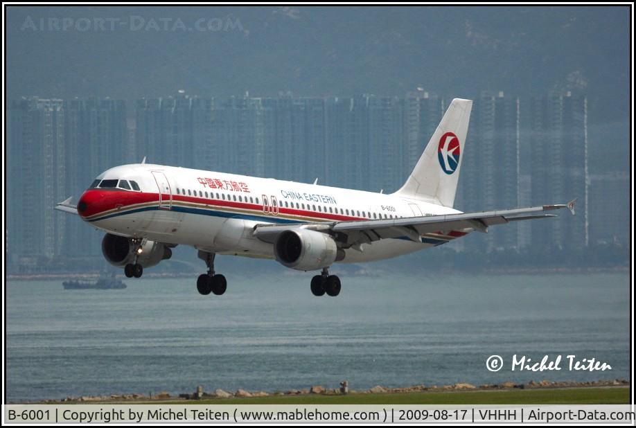 B-6001, 2003 Airbus A320-214 C/N 1981, China Eastern Airlines