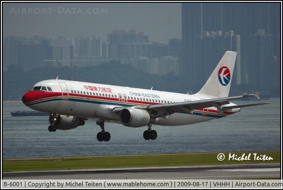 B-6001, 2003 Airbus A320-214 C/N 1981, China Eastern Airlines
