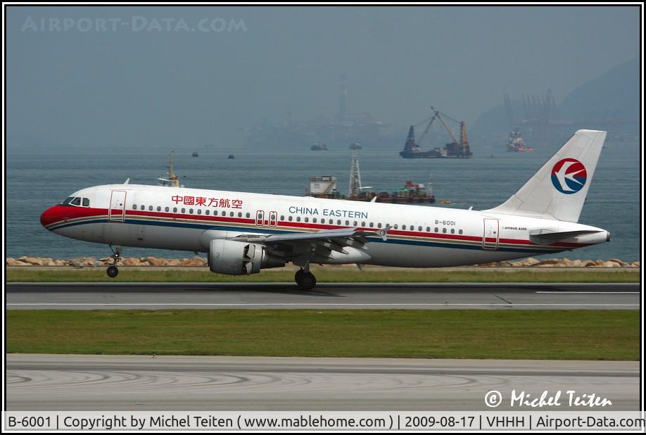 B-6001, 2003 Airbus A320-214 C/N 1981, China Eastern Airlines