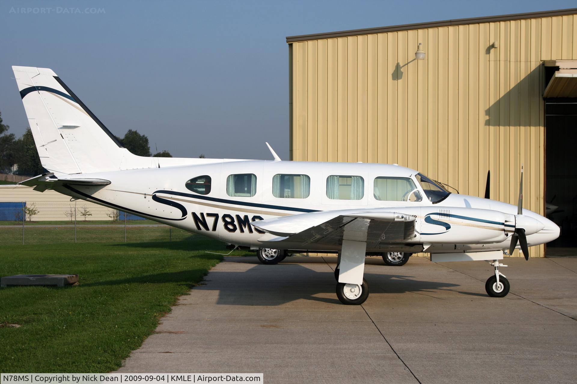 N78MS, 1978 Piper PA-31-325 Navajo C/R C/N 31-7812074, KMLE