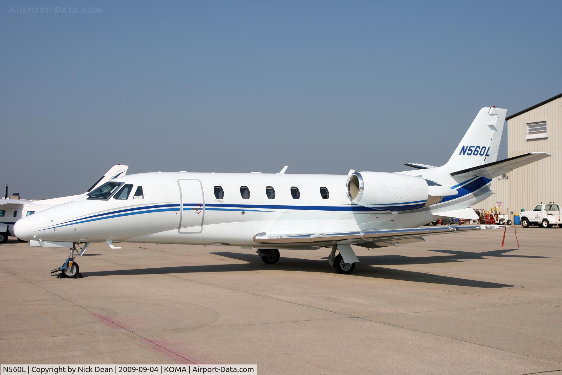 N560L, 1998 Cessna 560XLS Citation Excel C/N 560-5011, KOMA
