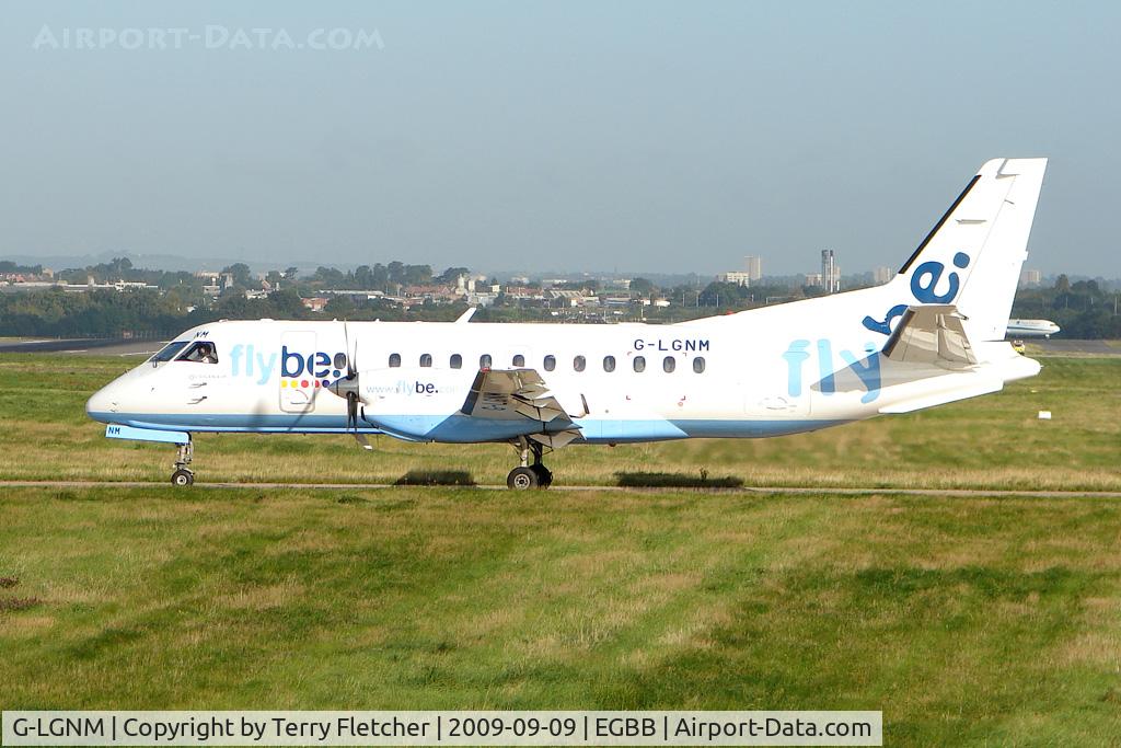 G-LGNM, 1990 Saab SF340B C/N 340B-187, Loganair / Flybe SF340 at Birmingham