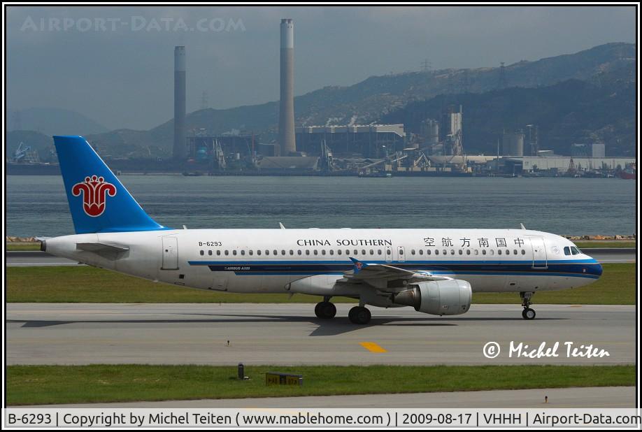 B-6293, 2006 Airbus A320-214 C/N 2986, China Southern Airlines