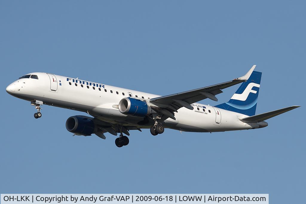 OH-LKK, 2007 Embraer 190LR (ERJ-190-100LR) C/N 19000127, Finnair EMB190