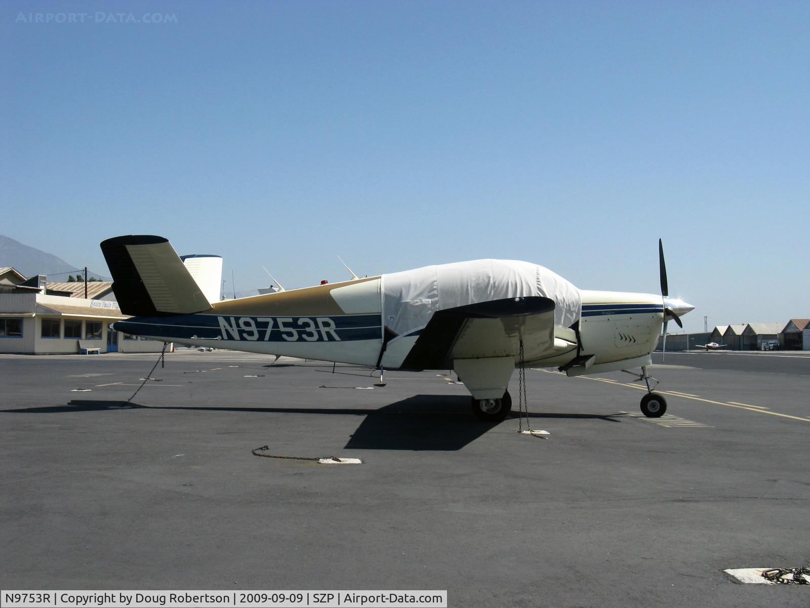 N9753R, 1960 Beech M35 Bonanza C/N D-6241, 1960 Beech M35 BONANZA, Continental IO-470-C 250 Hp