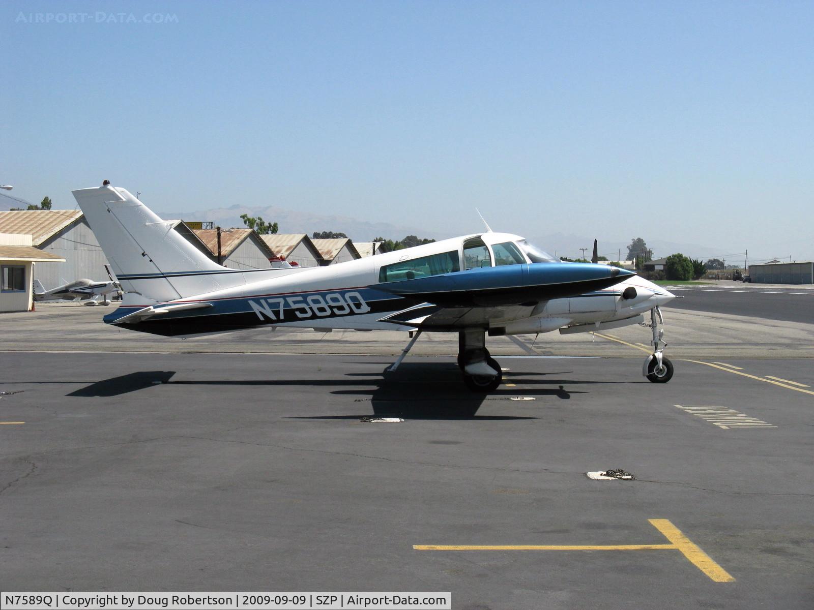 N7589Q, 1970 Cessna 310Q C/N 310Q0089, 1970 Cessna 310Q, two Continental IO-470 260 Hp each