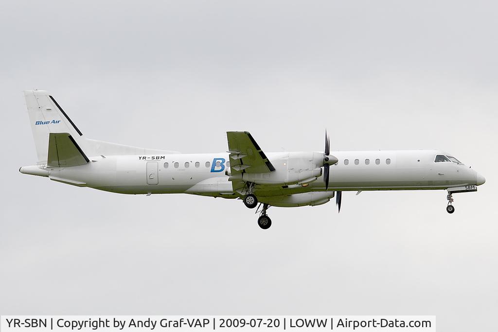 YR-SBN, 1997 Saab 2000 C/N 2000-044, Blue Air S2000
