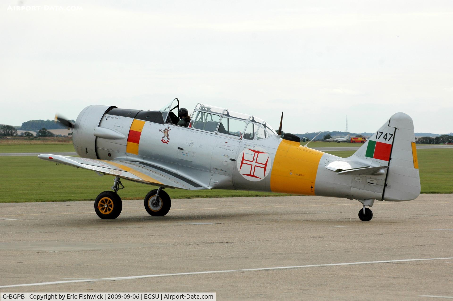 G-BGPB, 1953 Canadian Car & Foundry T-6 Harvard Mk.4 C/N CCF4-538, 1. G-BGPB (