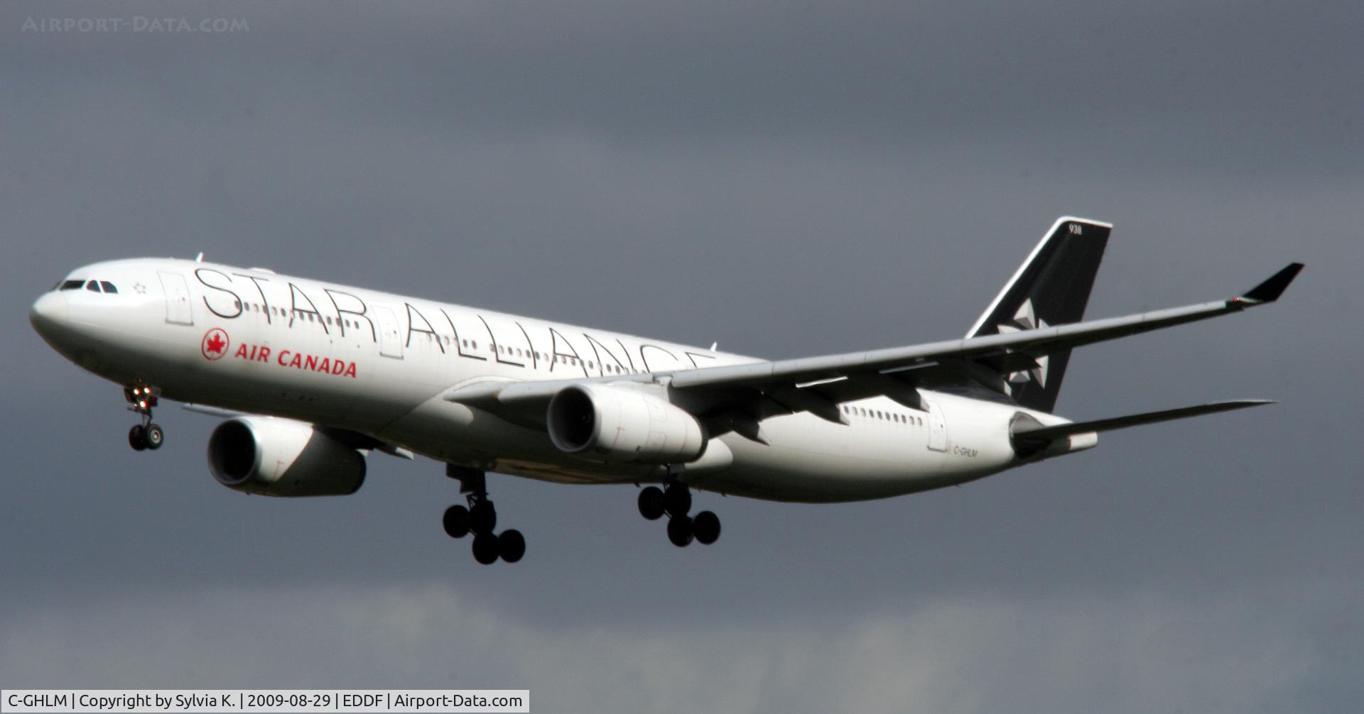 C-GHLM, 2001 Airbus A330-343 C/N 0419, Air Canada -Star Alliance-
