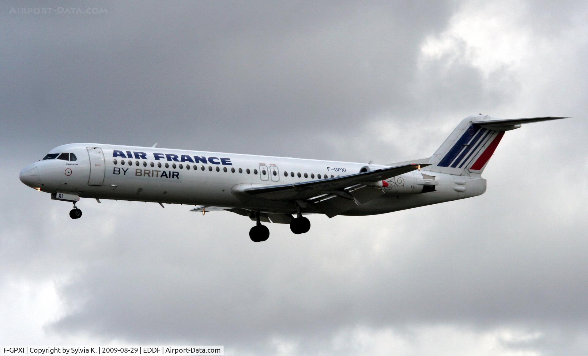 F-GPXI, 1994 Fokker 100 (F-28-0100) C/N 11503, Air France
