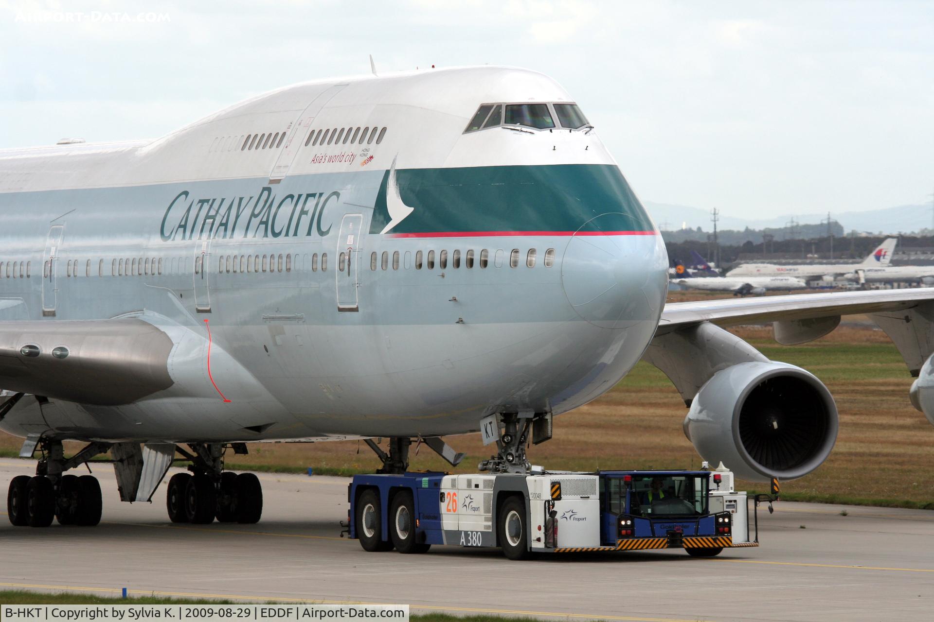B-HKT, 1992 Boeing 747-412 C/N 27132, Cathay Pacific