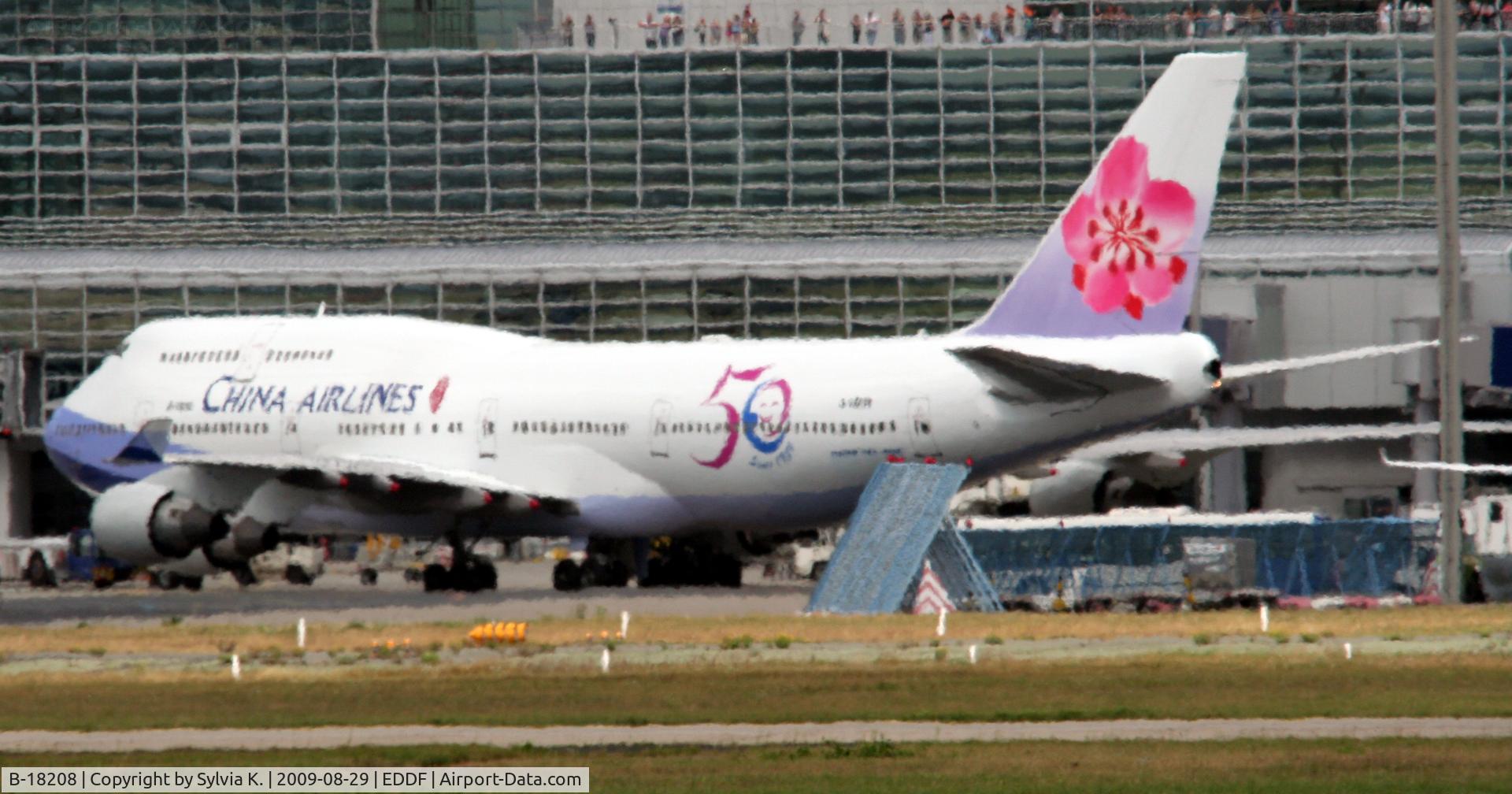 B-18208, 1998 Boeing 747-409 C/N 29031, China Airlines