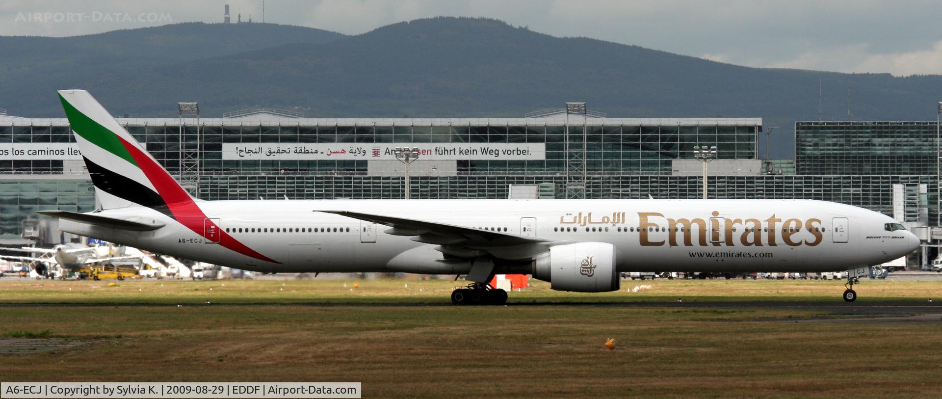 A6-ECJ, 2008 Boeing 777-31H/ER C/N 35583, Emirates