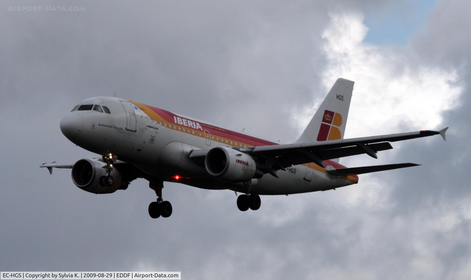 EC-HGS, 2000 Airbus A319-111 C/N 1180, Iberia