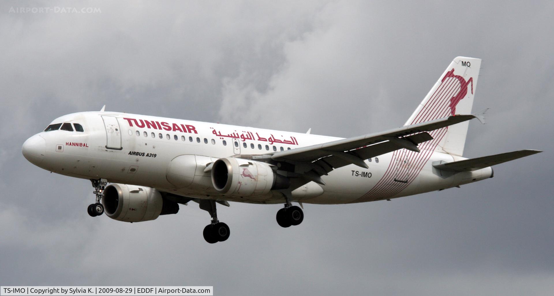 TS-IMO, 2001 Airbus A319-114 C/N 1479, Tunisair -Hanibal-