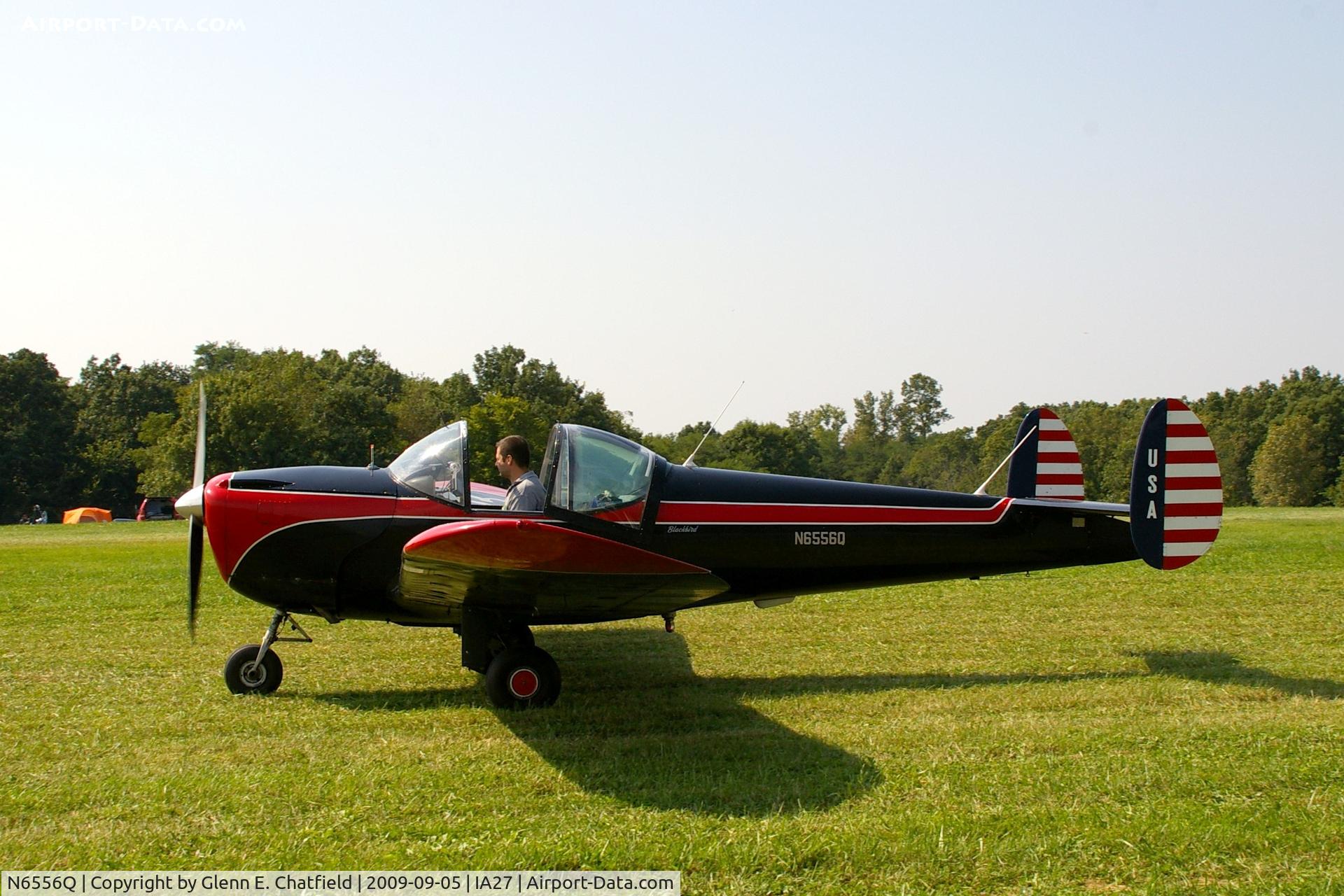 N6556Q, 1965 Alon A2 Aircoupe C/N A-56, At the Antique Airplane Association Fly In