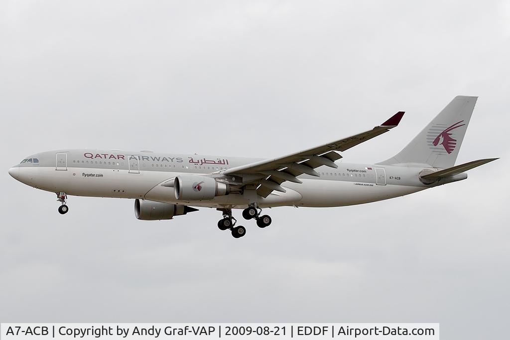 A7-ACB, 2002 Airbus A330-203 C/N 489, Qatar Airways A330-200