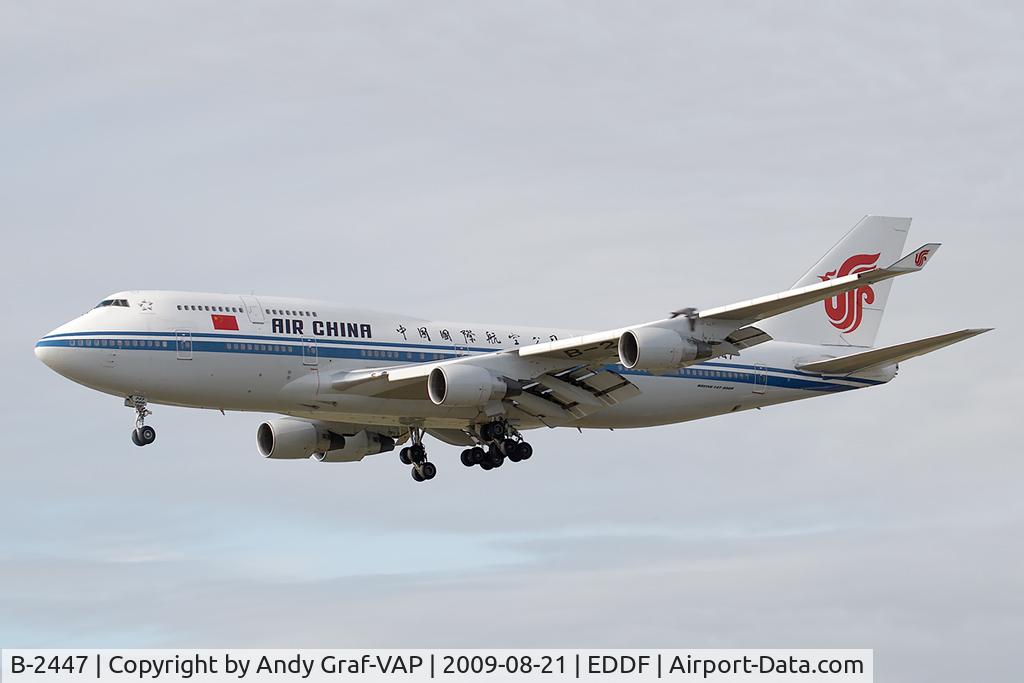 B-2447, 1995 Boeing 747-4J6 C/N 25883, Air China 747-400