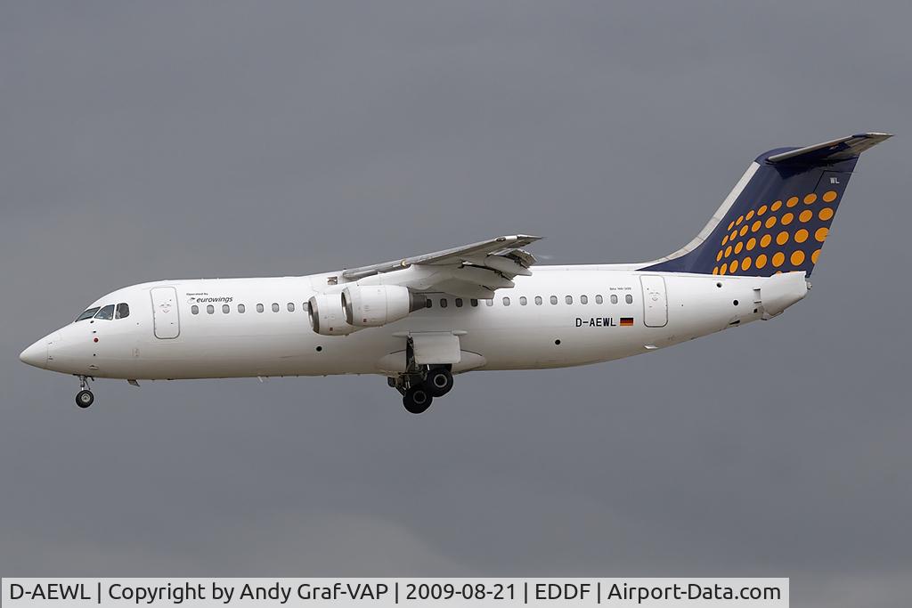 D-AEWL, 1989 British Aerospace BAe.146-300 C/N E3123, Eurowings Bae 146