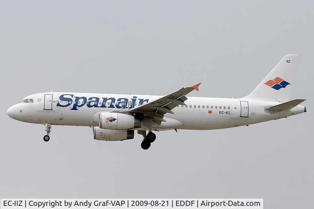 EC-IIZ, 2002 Airbus A320-232 C/N 1862, Spanair A320