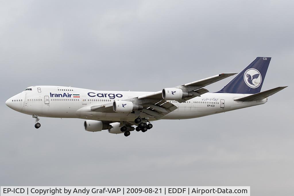 EP-ICD, 1988 Boeing 747-21AC C/N 24134, Iran Air Cargo