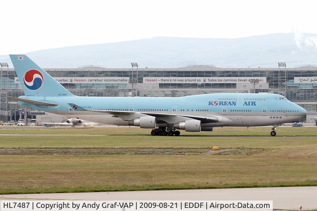 HL7487, 1992 Boeing 747-4B5 C/N 26393, Korean Air 747-400